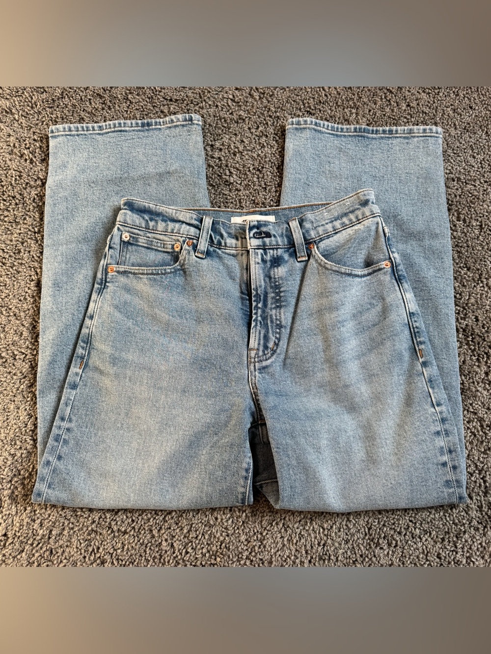 NWOT Madewell The Perfect Vintage Wide-Leg Crop Jean - Picture 2 of 4